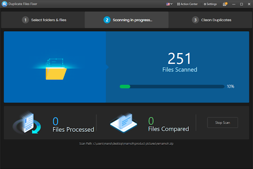 scanning process