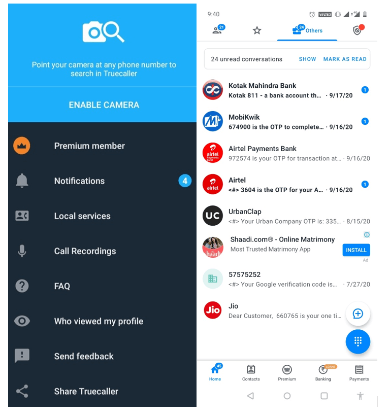 Truecaller _ Call recording app