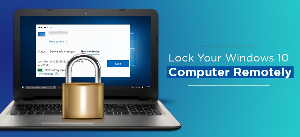 How to lock windows 10 pc