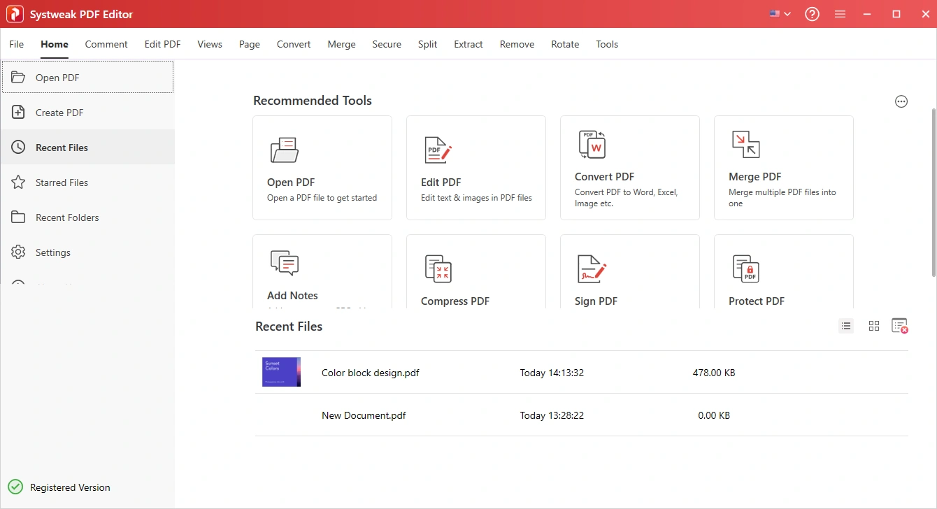 Systweak PDF Editor