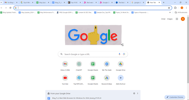 google chrome most preferred browser