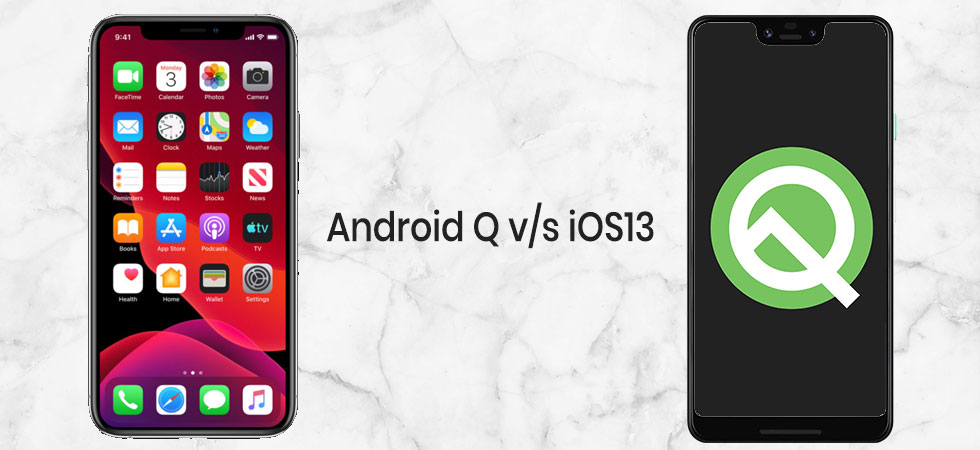 Android Q vs iOS13 features