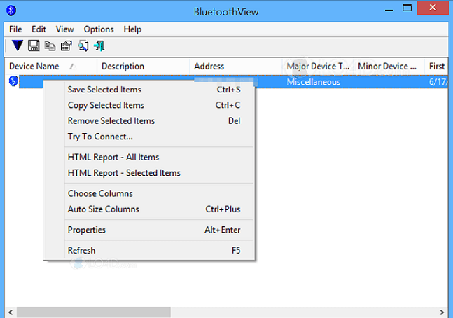 Bluetooth View