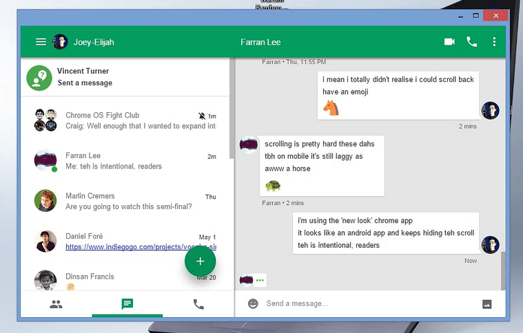 Google Hangouts - Messaging App for Windows 10
