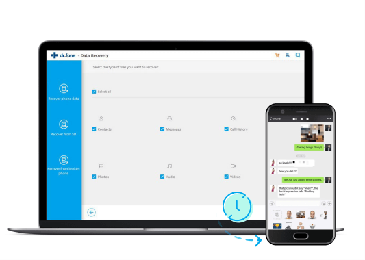 Dr.fone data recovery Android