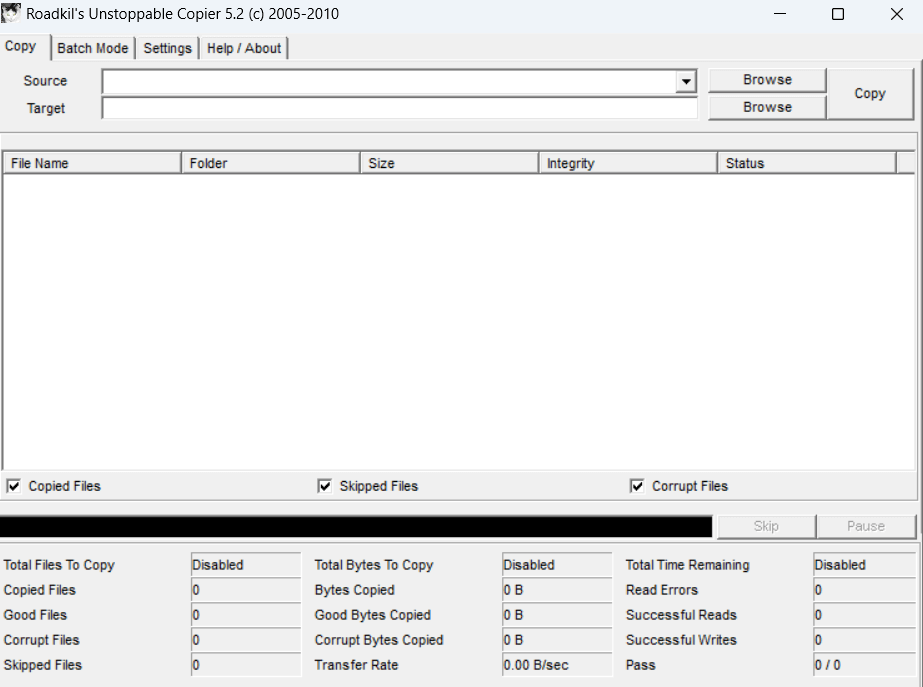 Roadkil&rsquo;s Unstoppable Copier