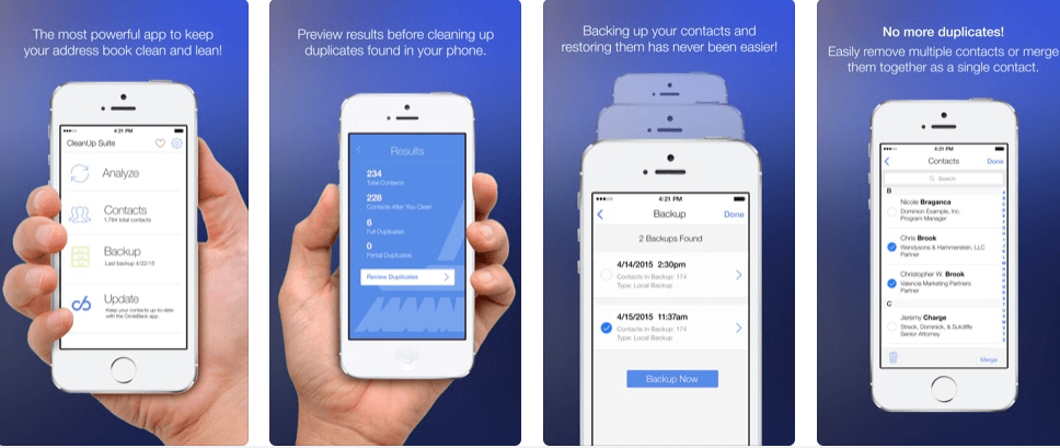 Cleanup Duplicate Contacts
