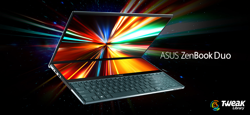 Asus-ZenBook Pro Duo dual-screen laptop