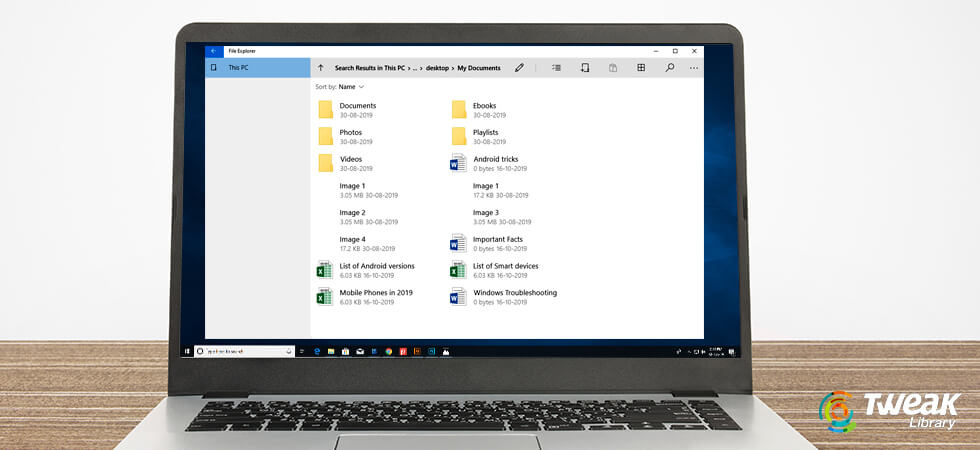 Tweak-Library---New-File-Explorer-Interface-on-Windows-10-