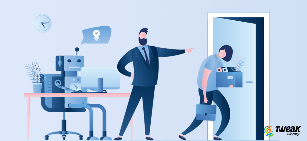 robots replace human jobs