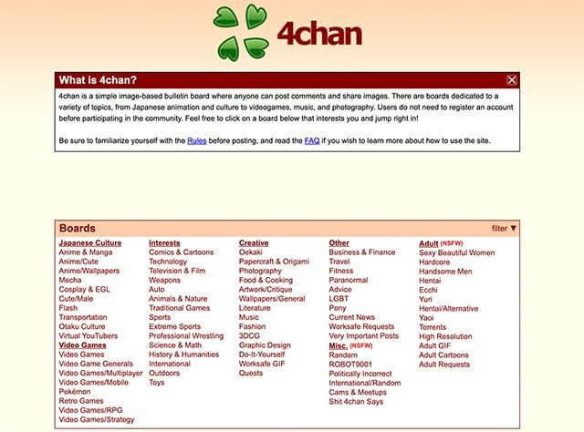 4Chan- Reddit Alternatives