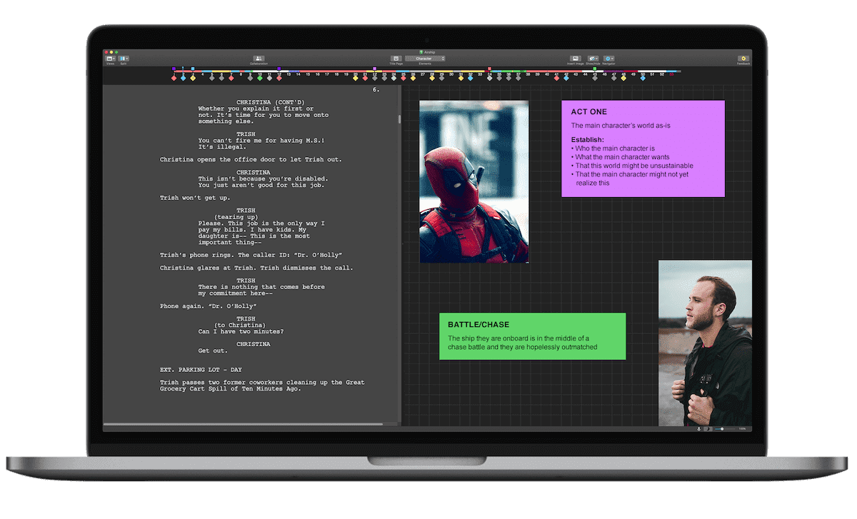 Final draft - script writing software