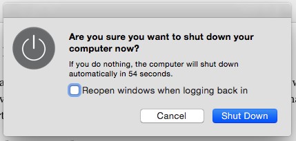 Shut down apps Mac
