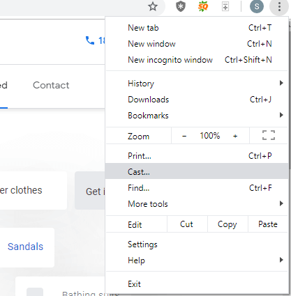 cast in chrome - vlc player chromecast