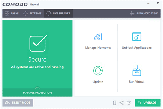 Comodo- Best Free Windows Firewall Software