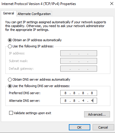 DNS Settings