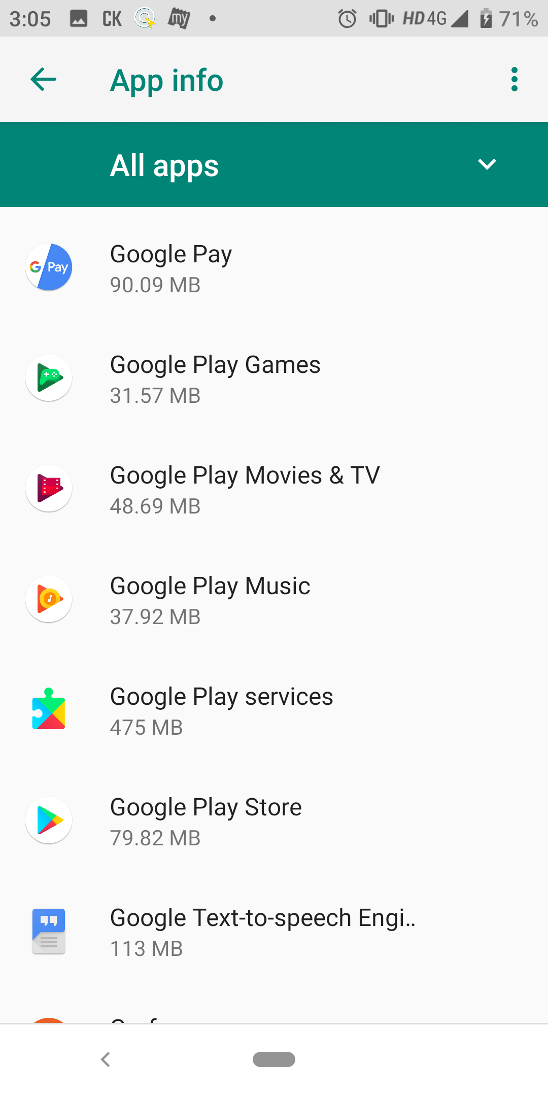 Tap on Google Play Store