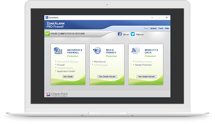 ZoneAlarm- Free Firewall For Windows