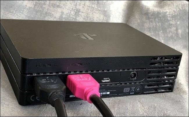 connect HDMI cable