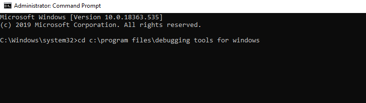 debugging tools for windows