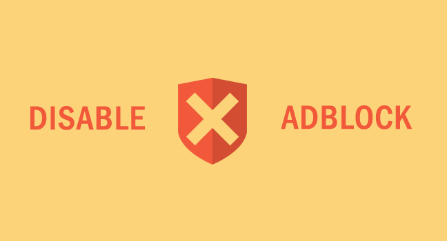 disable ad blocker