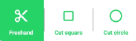 picture shape of a sticker