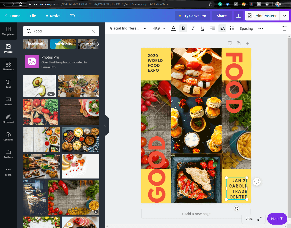 Canva Editor - Text Editor