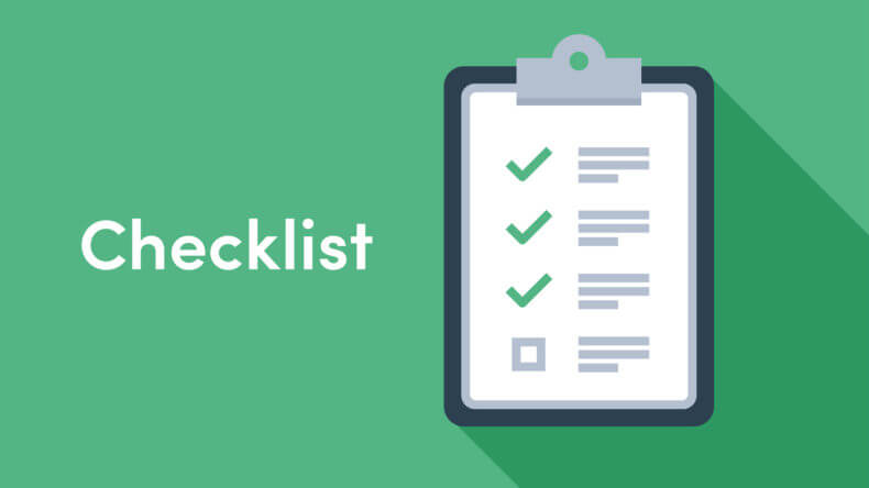 Checklist for amazon seller account