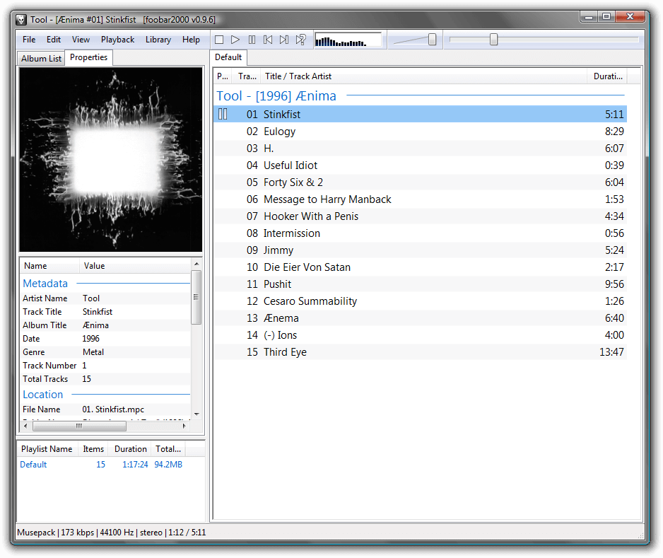 Foobar2000 - iTunes Alternatives