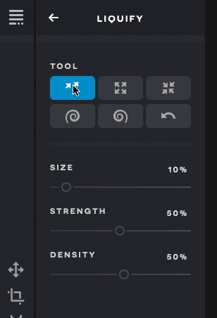 Liquify Tool – Twist or Swirl Your Images
