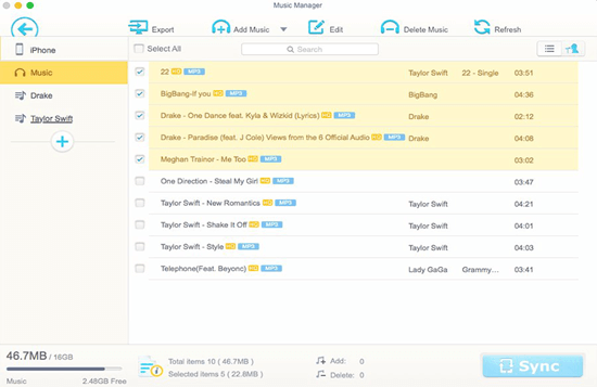MacX MediaTrans - iTunes Alternatives