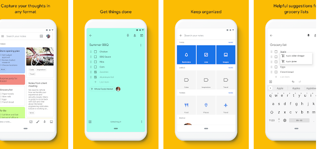 Google Keep Note-Taking Apps