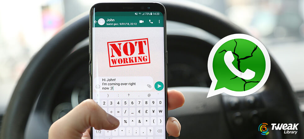 whatsapp not working on Android