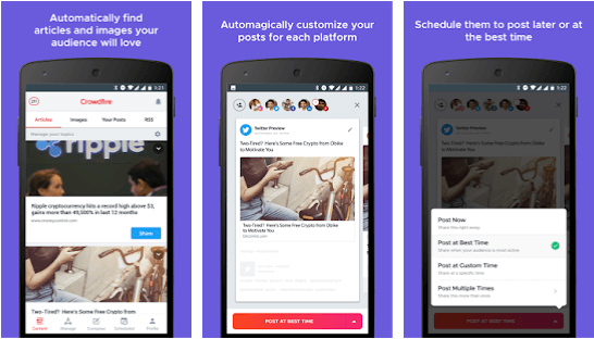 Crowdfire Social Media Manager
