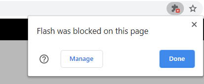 Google Chrome Flash settings