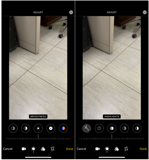 How to edit brightness and highlights in video