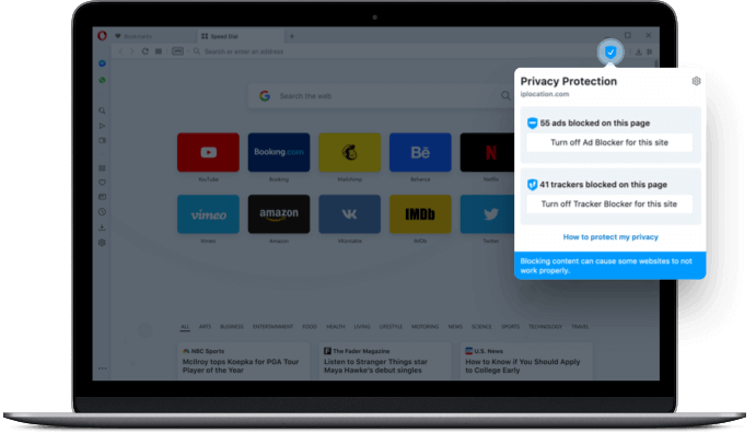 Opera ad-blocker