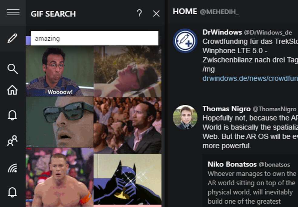 Tweeten GIFs