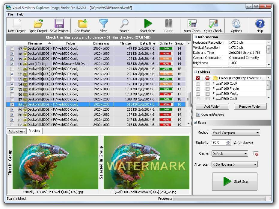 Visual Similarity Duplicate Image Finder