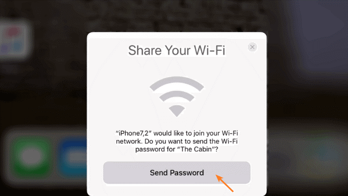 Wi-Fi password