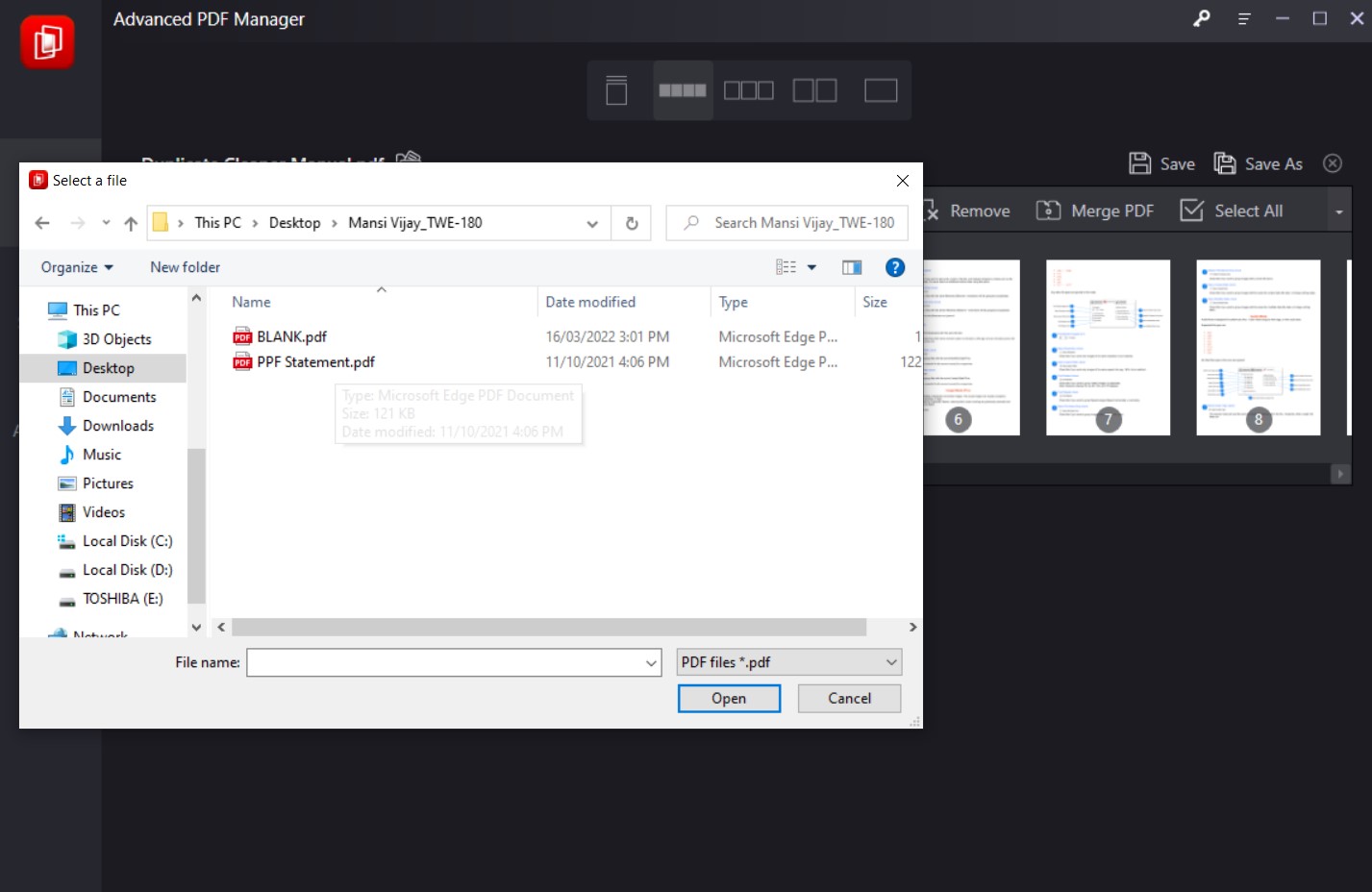 browse pdf