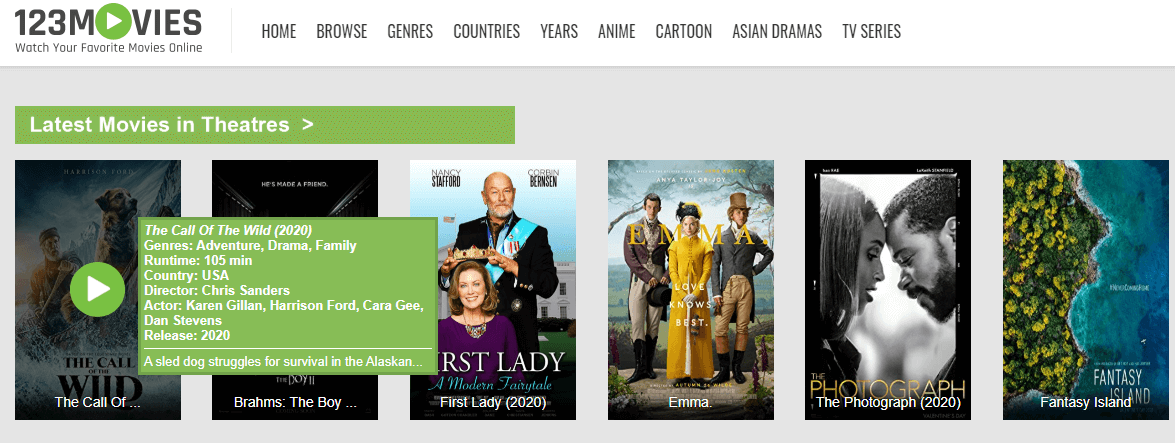 123 Movies - Putlocker Alternatives