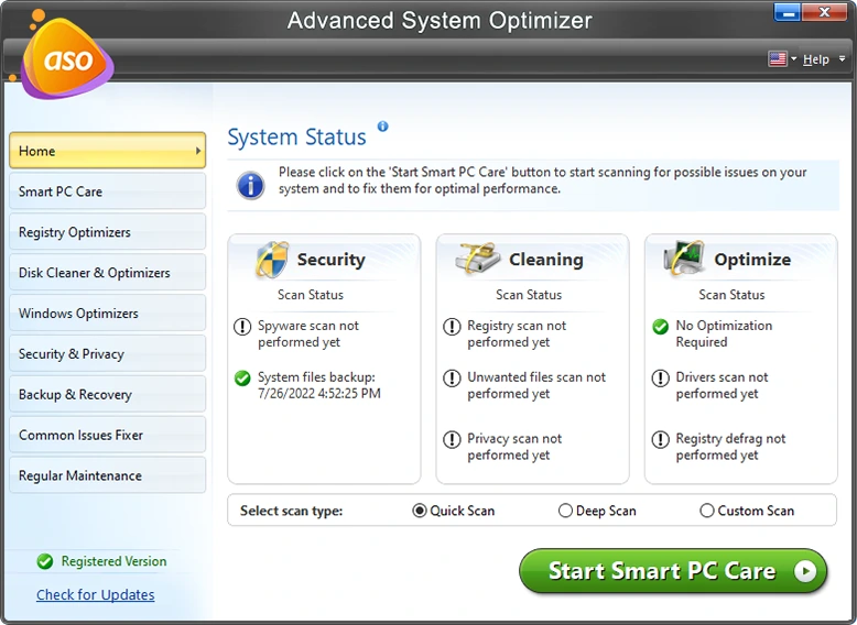 Advanced-System-Optimizer-Scan