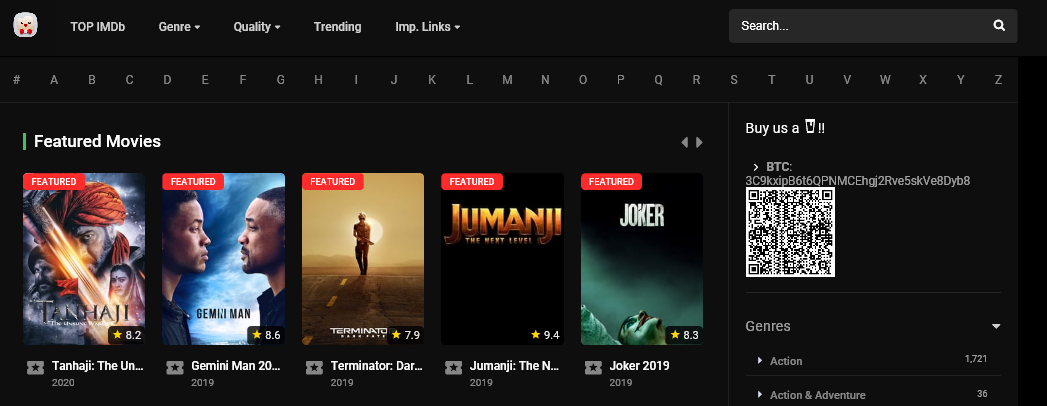 HD Popcorns - Putlocker Alternatives