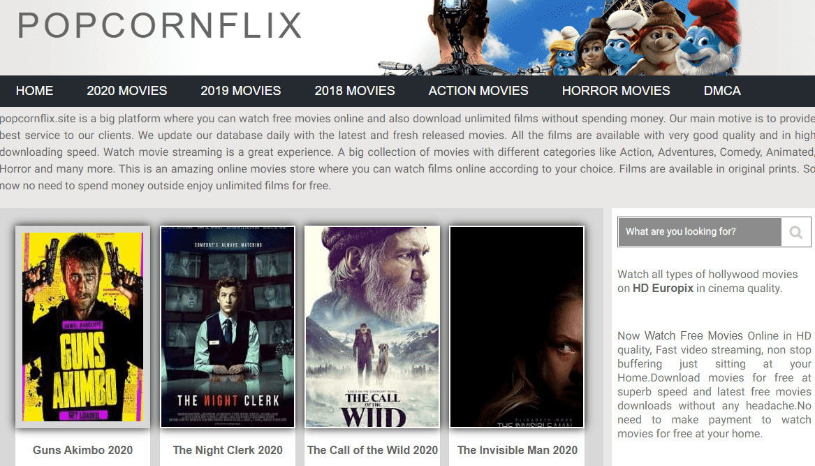 Popcornflix - Putlocker Alternatives