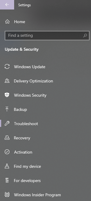 Run Windows Update Troubleshooter