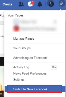 Switch To New Facebook
