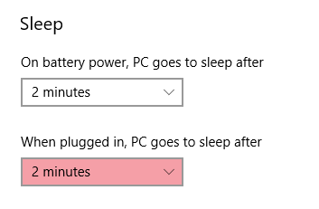 adjust the power