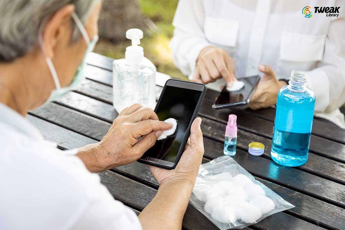 how to sanitize your phone