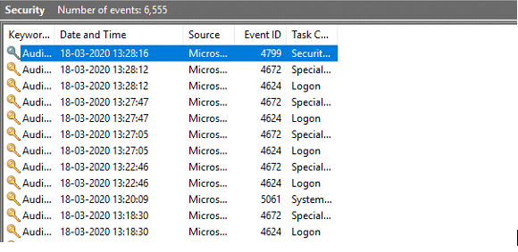 long list of activities